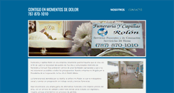 Desktop Screenshot of funerariaycapillasrolon.com